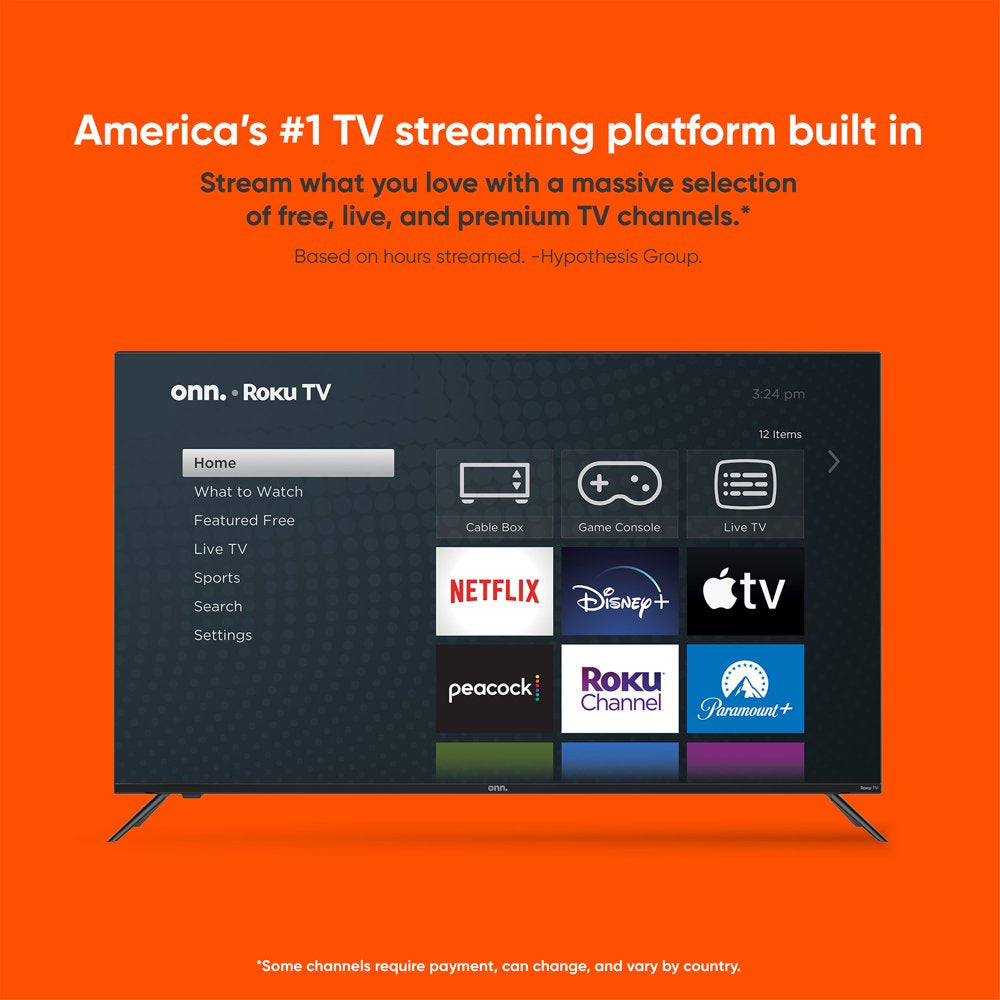 Roku 50" 4K UHD LED Smart TV HDR with Voice Control & Smart Home Compatibility