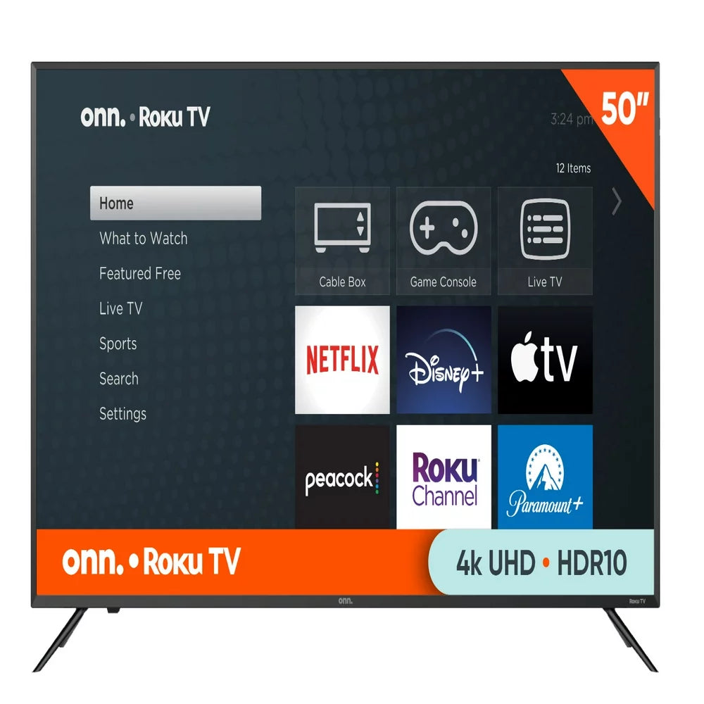 Roku 50" 4K UHD LED Smart TV HDR with Voice Control & Smart Home Compatibility