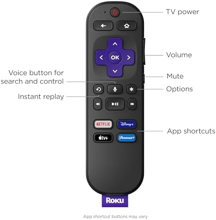 Roku Streaming Stick 4K - Portable 4K/HDR/Dolby Vision Streaming Device with Voice Remote & Long-Range Wi-Fi