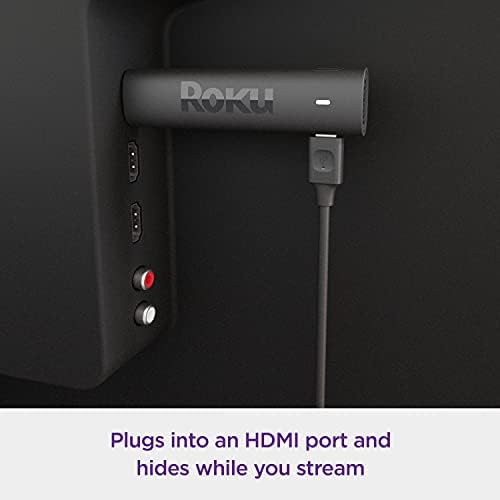 Roku Streaming Stick 4K - Portable 4K/HDR/Dolby Vision Streaming Device with Voice Remote & Long-Range Wi-Fi