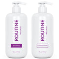 Routine Wellness Vegan Biotin Shampoo & Conditioner Set for Stronger Hair, Rose Hips, 14oz (Pack of 2)