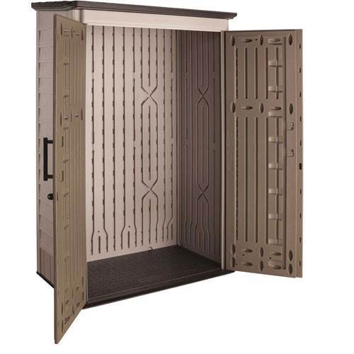 Rubbermaid Outdoor Storage Shed 52 Cu.Ft. Weather-Resistant Lockable Doors