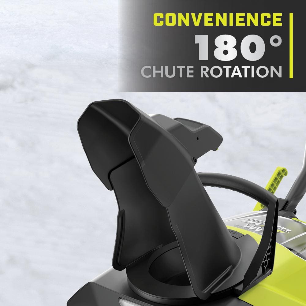 RYOBI 40V HP Brushless 18" Cordless Electric Snow Blower with 6.0 Ah Battery & Charger
