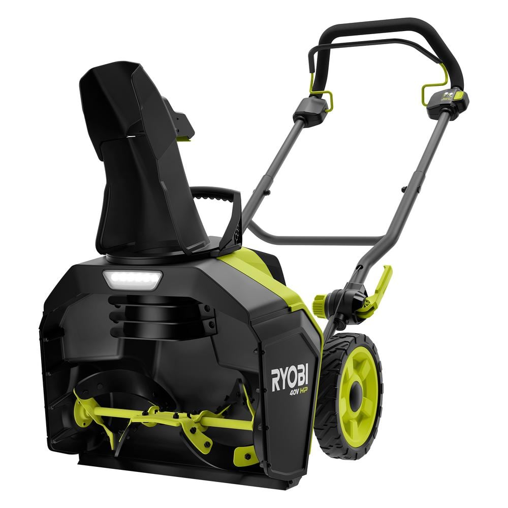 RYOBI 40V HP Brushless 18" Cordless Electric Snow Blower with 6.0 Ah Battery & Charger