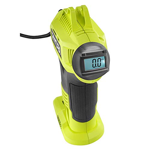 RYOBI ONE+ Cordless High Pressure Inflator with Digital Gauge & Battery