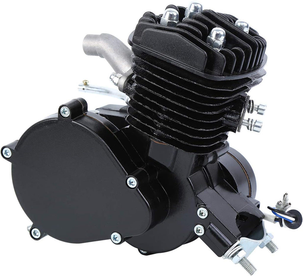 Sange 50cc 2-Stroke Bicycle Engine Kit, Air-Cooled, Black - Motorized Bike Conversion for 26" & 28" V-Frame