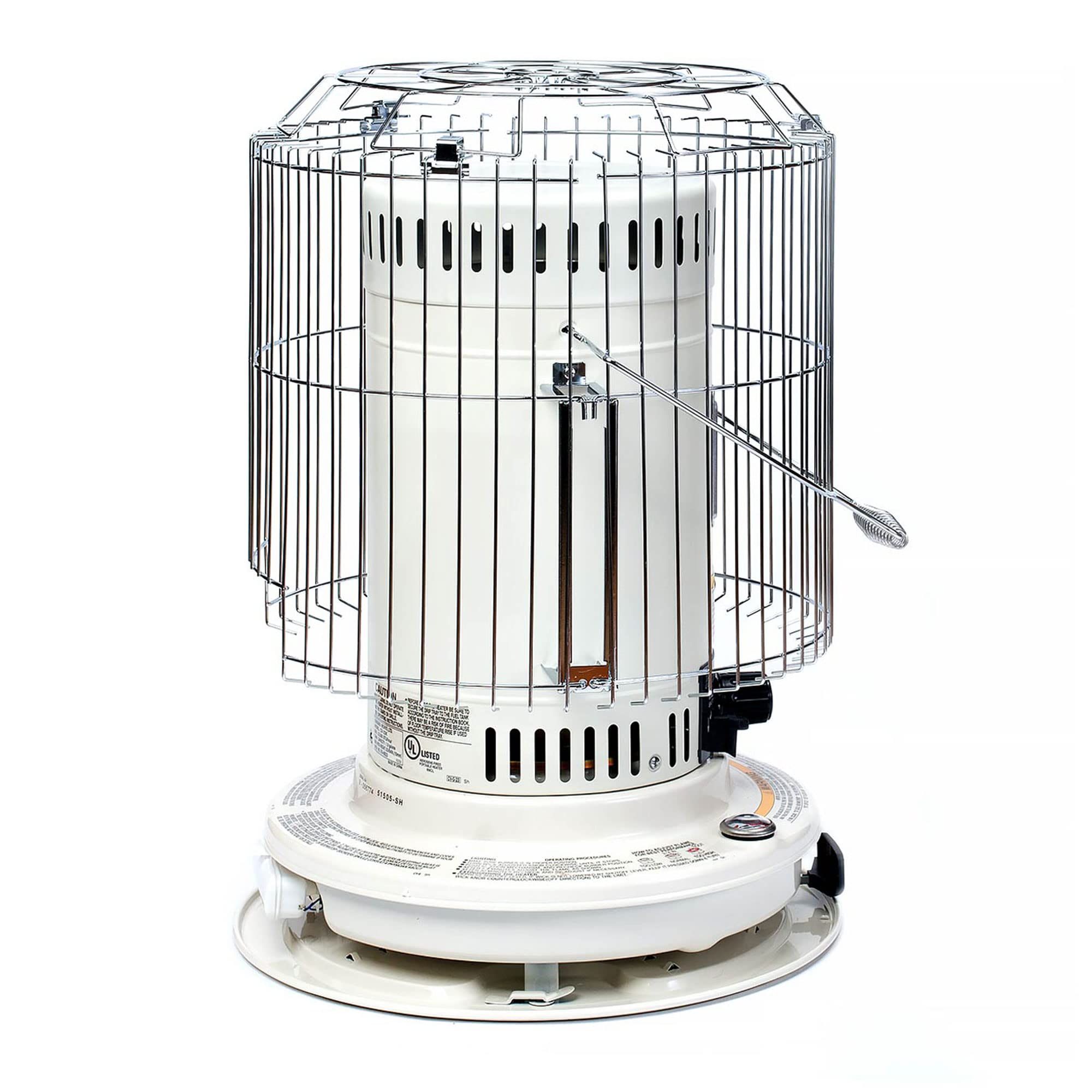 Sengoku HeatMate 23,000 BTU Portable Kerosene Heater for 1000 Sq Ft, White
