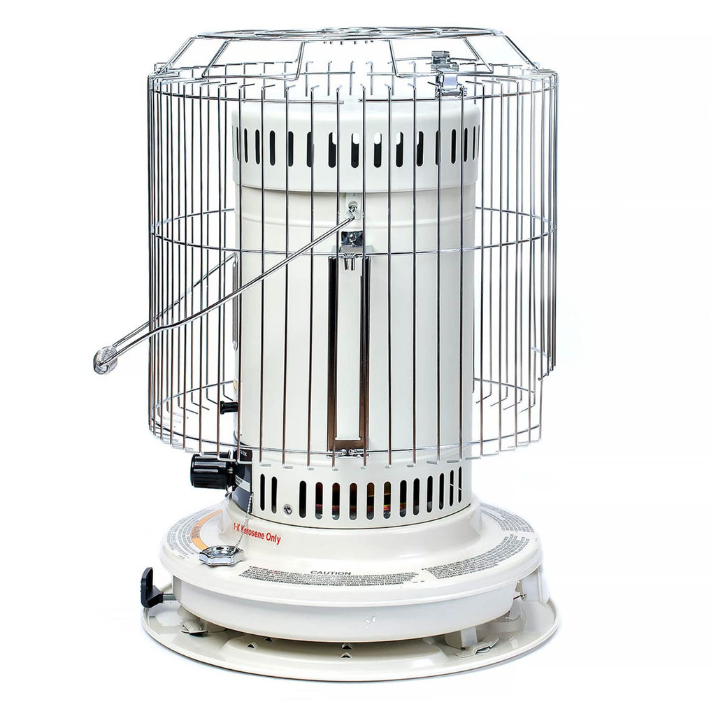 Sengoku HeatMate 23,500 BTU Portable Kerosene Heater, White, Indoor Use, Heats 1000 Sq Ft, 1.9-Gallon Capacity