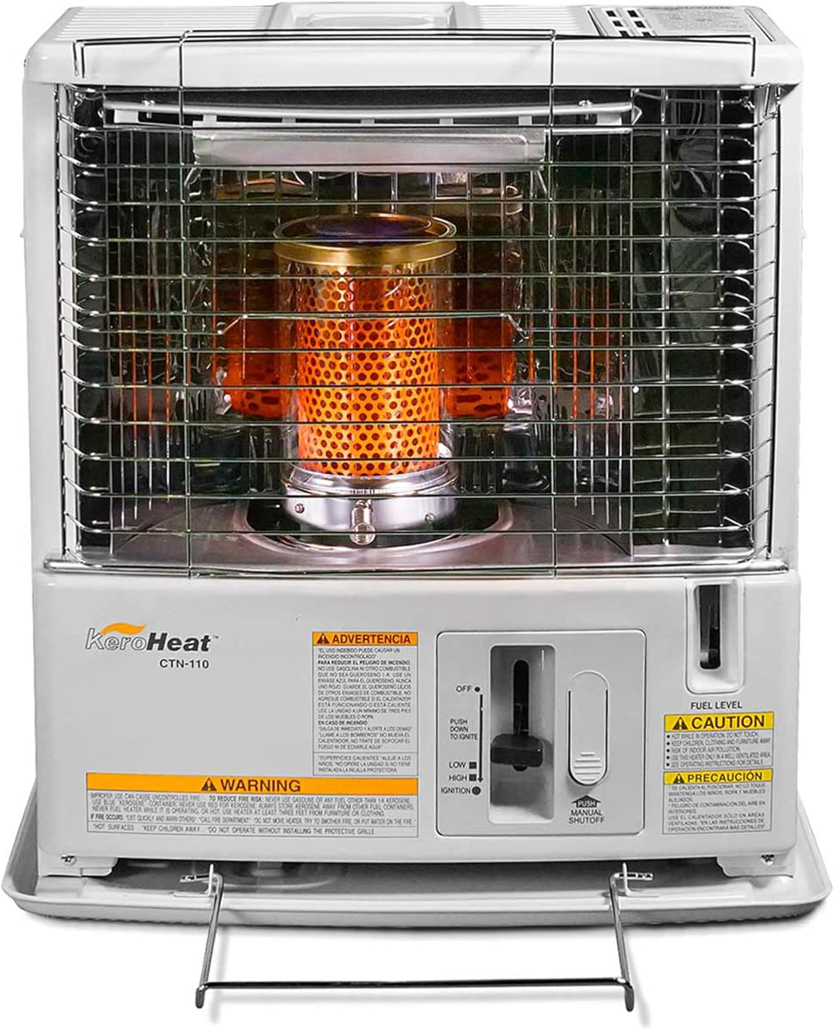 Sengoku KeroHeat 10,000 BTU Portable Kerosene Heater, Indoor/Outdoor, Automatic Safety Shut-Off, White