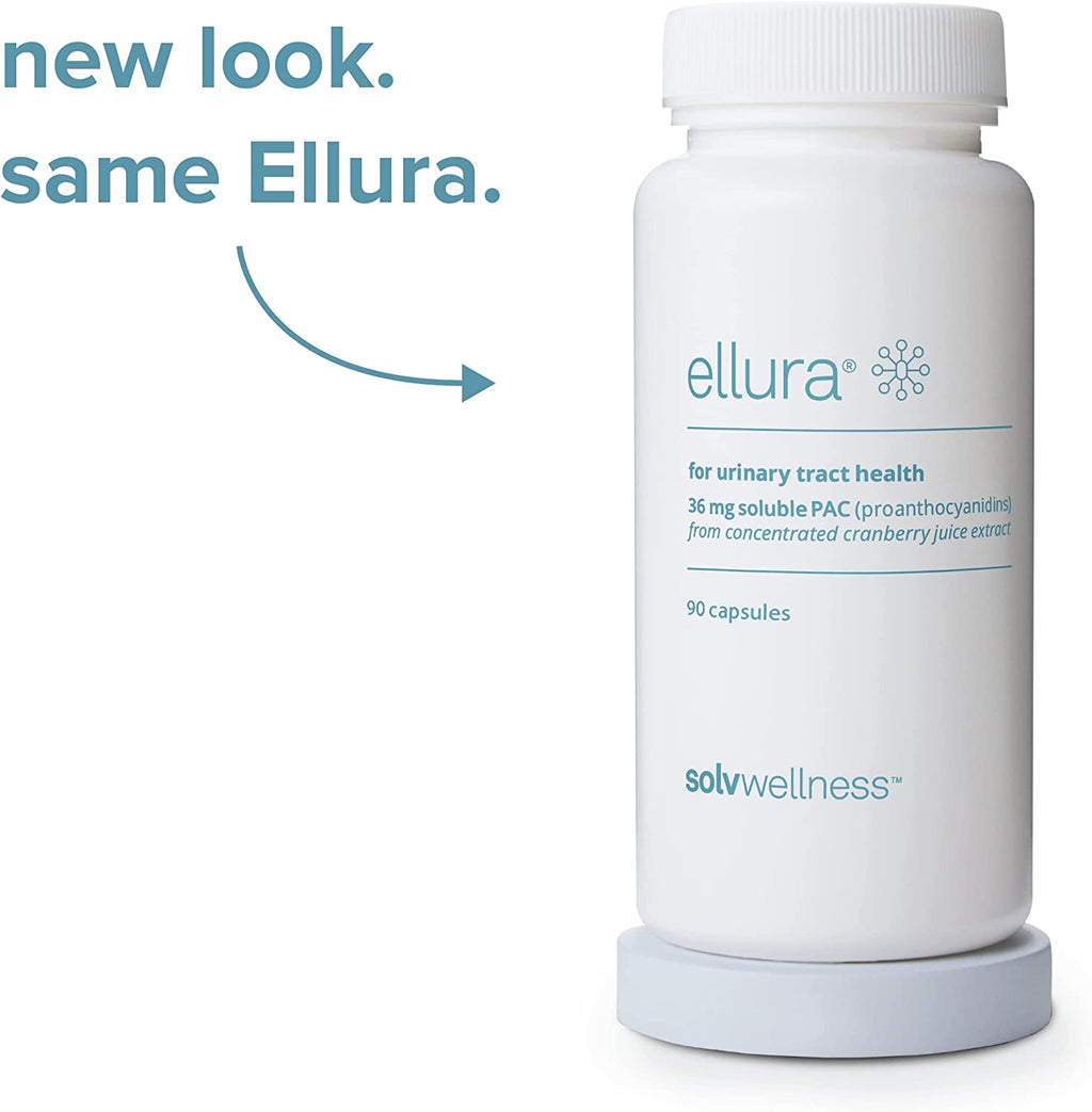 Solv Wellness Ellura Urinary Tract Supplement 36mg PAC 90 Capsules
