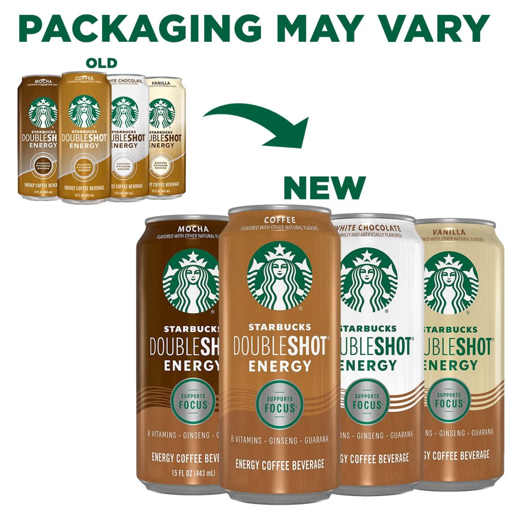 Starbucks Doubleshot Energy Mocha Espresso Coffee, 15 oz, 12 Pack