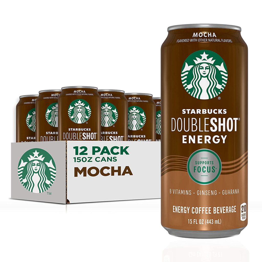 Starbucks Doubleshot Energy Mocha Espresso Coffee, 15 oz, 12 Pack