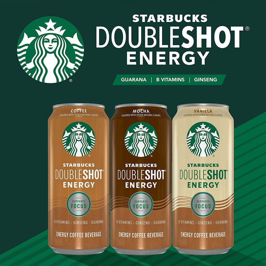 Starbucks Doubleshot Energy Mocha Espresso Coffee, 15 oz, 12 Pack