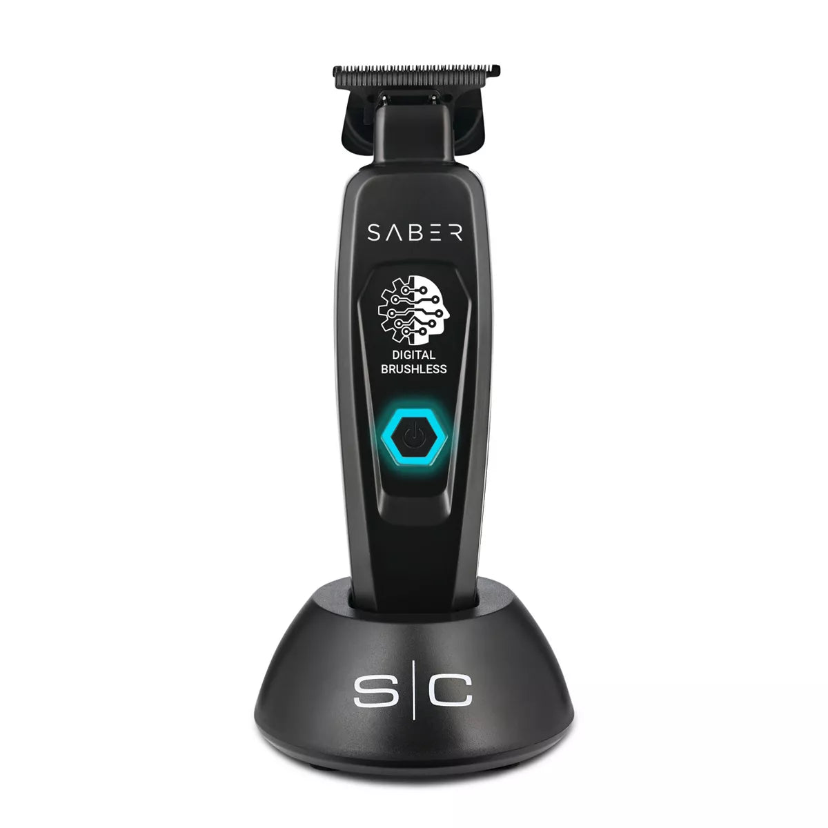 StyleCraft Saber Professional Cordless Hair Trimmer - Full Metal Body, Digital Brushless Motor, Adjustable Zero Gap Blade, 4-Hour Runtime