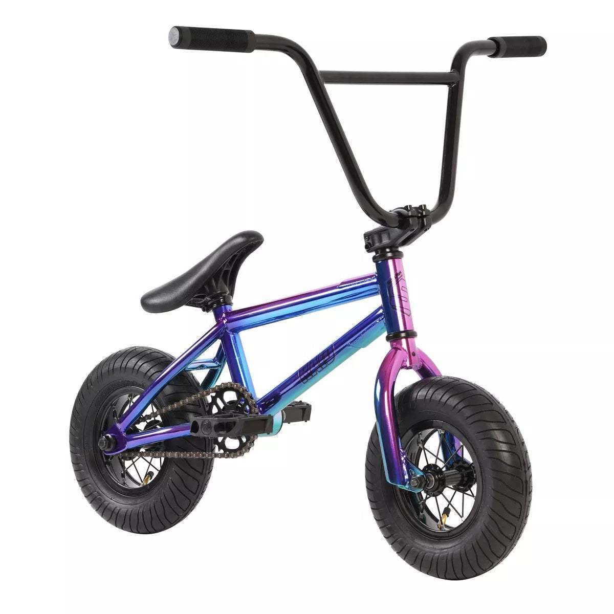Sullivan Mini BMX Bike - Neo-Chrome Frame, 10" Wheels, 3" Tires, Kids 8+, 2-Year Warranty