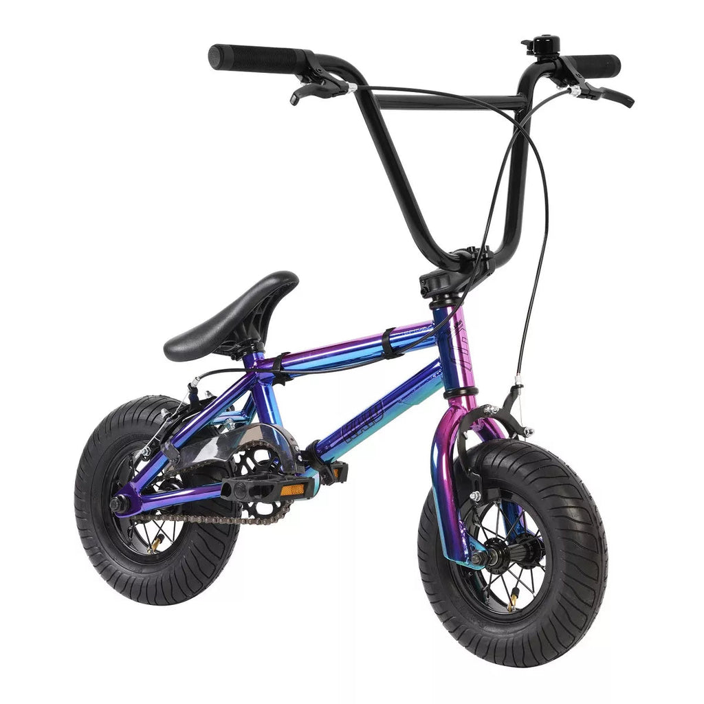 Sullivan Mini BMX Bike - Neo-Chrome Frame, 10" Wheels, 3" Tires, Kids 8+, 2-Year Warranty
