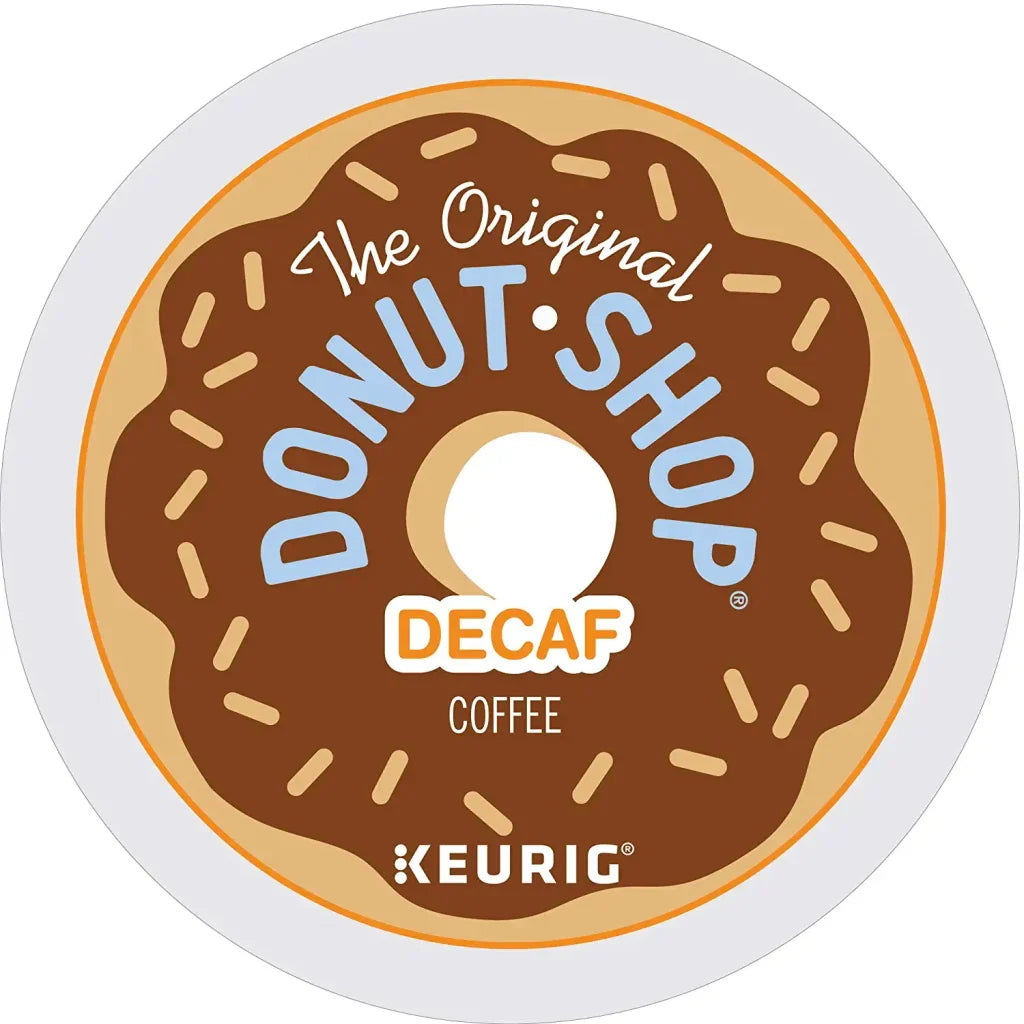 The Original Donut Shop Decaf Medium Roast K-Cup Pods, 96 Count, Kosher, Recyclable