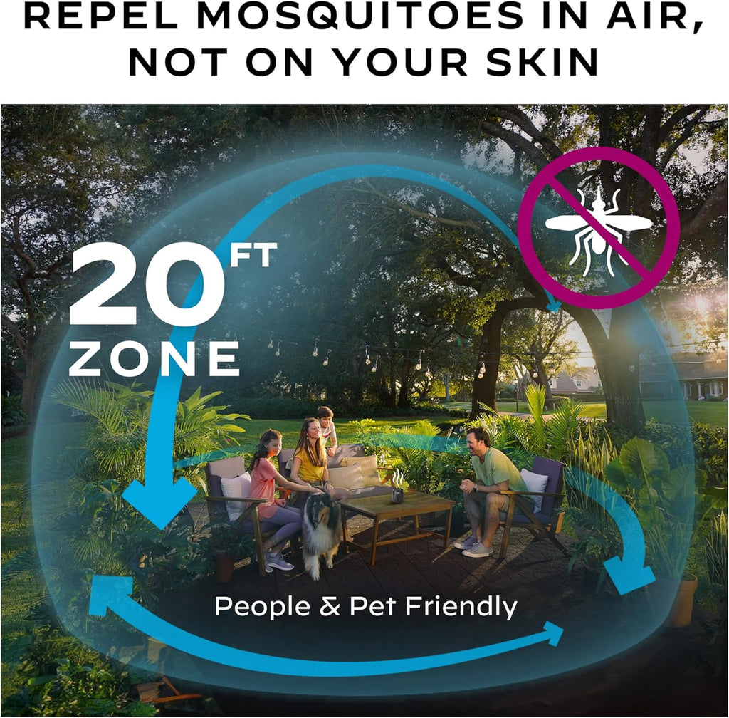 Thermacell Rechargeable Mosquito Repellent Cartridge - 20ft Protection, DEET-Free, Compatible with E-Series & Radius