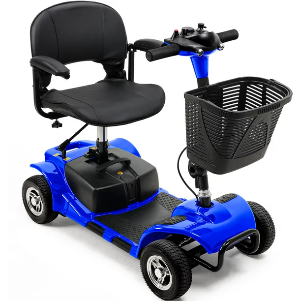 UltraLite Model A898 4-Wheel Mobility Scooter, Portable & Lightweight, 14-Mile Range