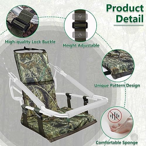 UQM Adjustable Tree Stand Seat Replacement - Comfortable, Portable Hunting Accessory for Climber Deer Stands