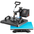 VEVOR 5 in 1 Digital Heat Press Machine for T-Shirts, Hats, Mugs, Plates - 360Â° Rotation, 1050W, Insulated, Complete Kit