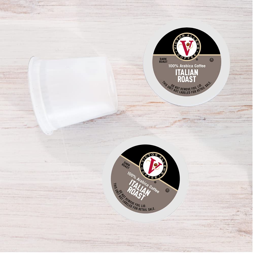 Victor Allen's Coffee Italian Roast Dark, 200 Keurig K-Cup Pods, Full-Bodied Arabica