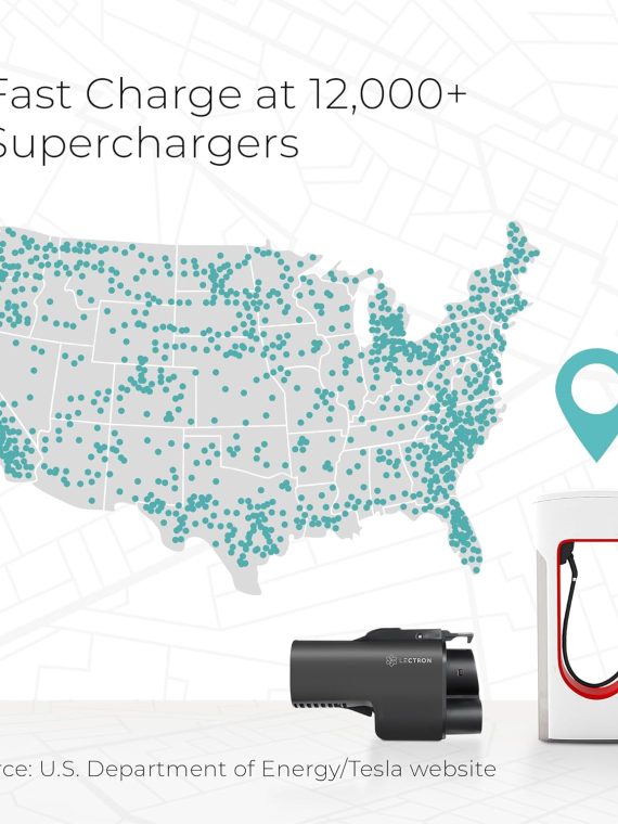 Vortex Supercharger NACS to CCS EV Adapter, 500A 1000V, Fast Charge CCS1 at Tesla Superchargers