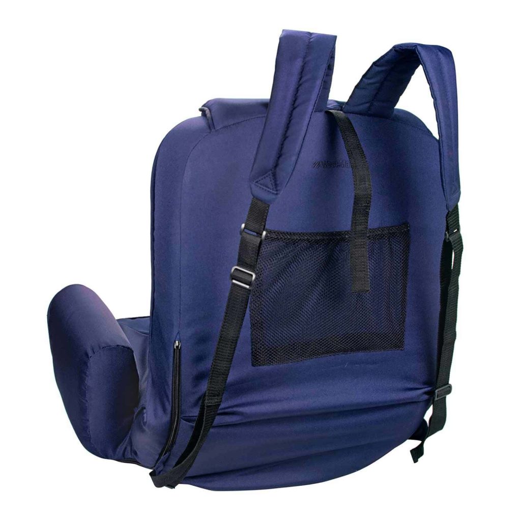 WEST MARINE Go-Anywhere High-Back Portable Seat with Armrests, UV-Resistant, Water-Repellent Fabric