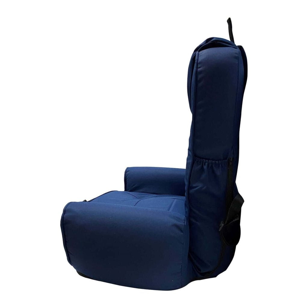 WEST MARINE Go-Anywhere High-Back Portable Seat with Armrests, UV-Resistant, Water-Repellent Fabric