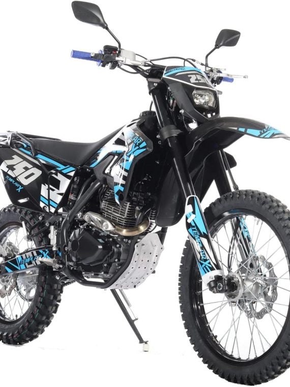X-PRO Templar X 250cc Dirt Bike, 6-Speed, Zongshen Engine, Off-Road Motorcycle