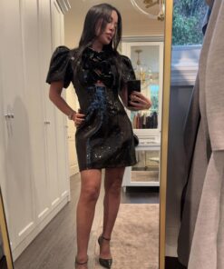 Elegant Short Black Party Dress BE23