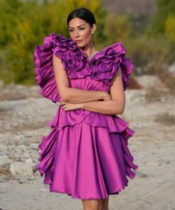 Floral Petal Sleeve Dress BE18