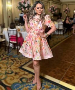 Sweet Short Floral Dress BE22