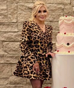 Leopard Pattern Mini Dress BE1